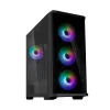 Zalman Z10 DUO ATX ZM-IF120 x4 Black thumbnail