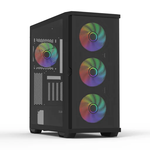 Zalman Z10 DUO ATX ZM-IF120 x4 Black - 10