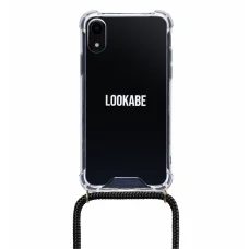 Lookabe Necklace iPhone Xr arany-fekete nyakpántos tok
