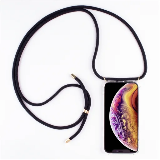 Lookabe Necklace iPhone Xr arany-fekete nyakpántos tok - 3