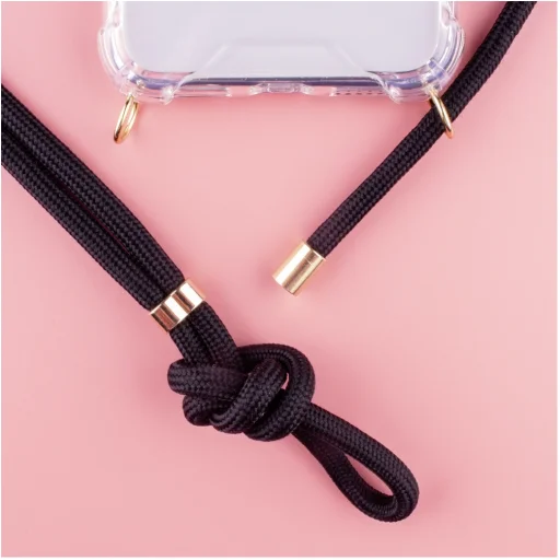 Lookabe Necklace iPhone Xr arany-fekete nyakpántos tok - 6