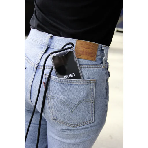 Lookabe Necklace iPhone Xr arany-fekete nyakpántos tok - 8