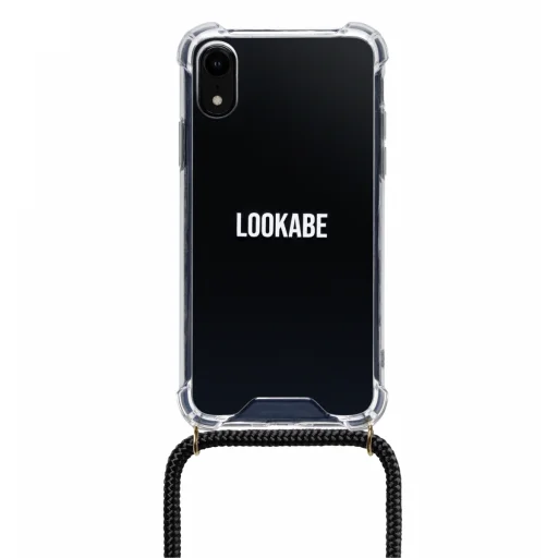 Lookabe Necklace iPhone Xr arany-fekete nyakpántos tok - 1