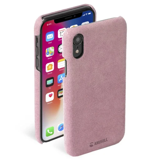 Krusell Broby Apple iPhone XS Max rózsaszín tok - 1