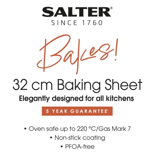 Salter BW12560EU7 Bakes 32 cm-es sütőtálca - 9