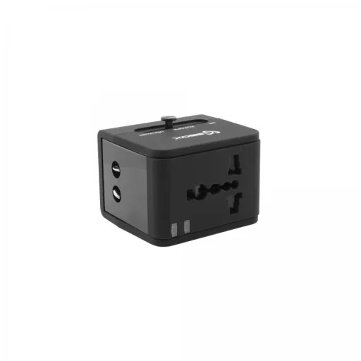Sbox TA-23 univerzális utazóadapter dupla USB töltővel - 6