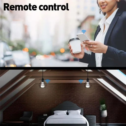Tellur inteligentná WiFi žiarovka E27, 9W, biela/teplá/RGB, stmievateľná - 5