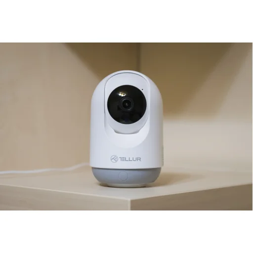 Tellur Smart WiFi interiérová kamera 3 MP, Ultra HD, s automatickým sledovaním pohybu, PTZ, biela - 6