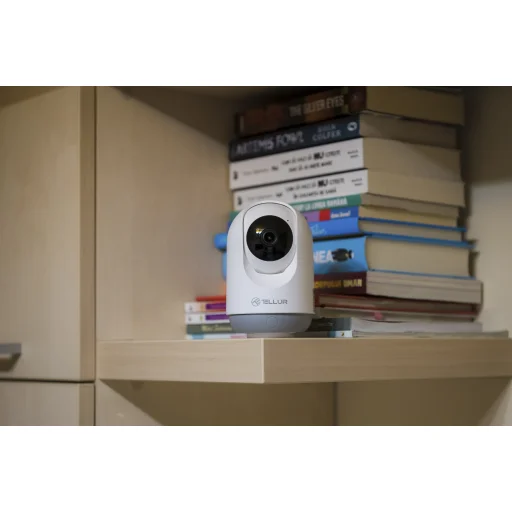 Tellur Smart WiFi interiérová kamera 3 MP, Ultra HD, s automatickým sledovaním pohybu, PTZ, biela - 7