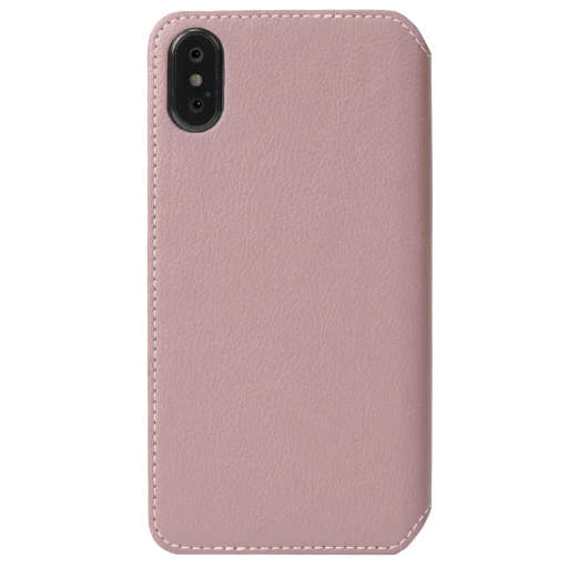 Krusell Pixbo 4 Card SlimWallet Apple iPhone XS Max ružové vyklápacie puzdro - 2