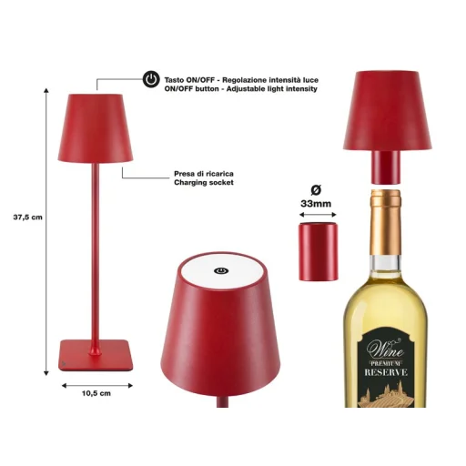 Nabíjateľná stolná lampa Beper P201UTP114 - 4