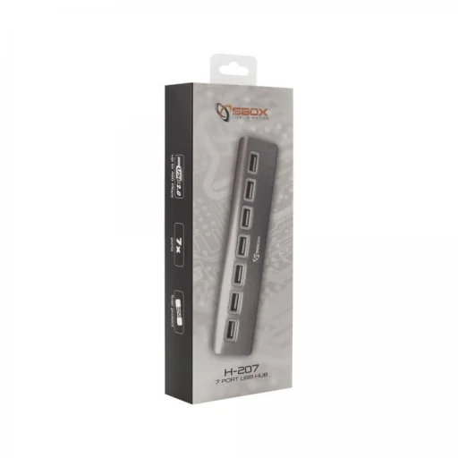 Sbox H-207 7-portový USB hub - 5