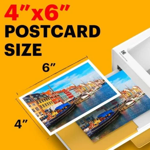Kodak PD460 Bluetooth dokovacia stanica pre tlačiareň žltá, s 10 listami fotopapiera - 3