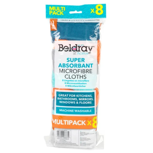 Beldray LA066374FEU7 Super absorpčné mikrovláknové utierky (8 ks) - 3