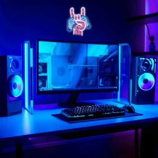 Manta SNL109MT Style Neon Lights Kéz Gamepaddel dekorlámpa - 2