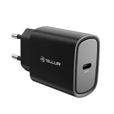 Tellur 20W USB-C PD hálózati töltő fekete