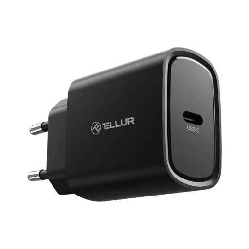 Tellur 20W USB-C PD hálózati töltő fekete - 3