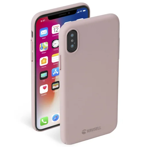 Krusell Sandby Cover Apple iPhone XS dusty pink - 1