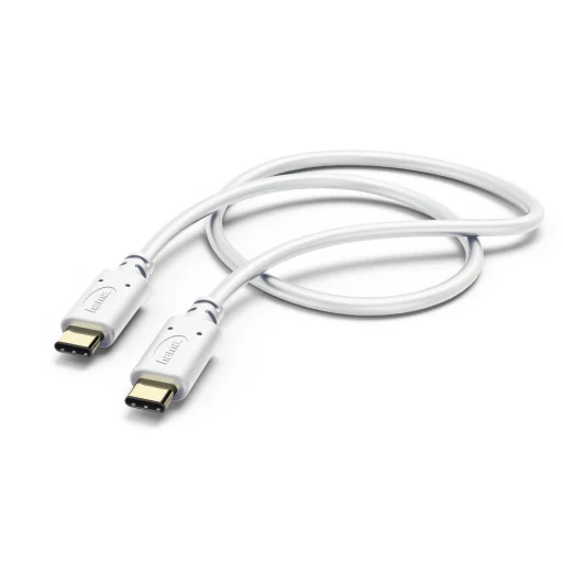 Hama 00183330 USB-C – USB-C kábel 1 m biely - 2
