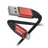 Hama 00201538 Extreme nabíjací a synchronizačný kábel USB-A - Lightning 1,5 m nylon čierno-červený thumbnail