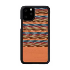 MAN&WOOD puzdro na smartfón iPhone 11 Pro Browny Check Black puzdro