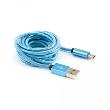 Sbox USB – Type-C M/M 1,5 m modrý kábel