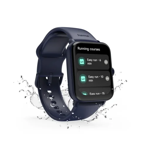 Inteligentné hodinky Hama 00178621 Smartwatch 6010 modré - 7