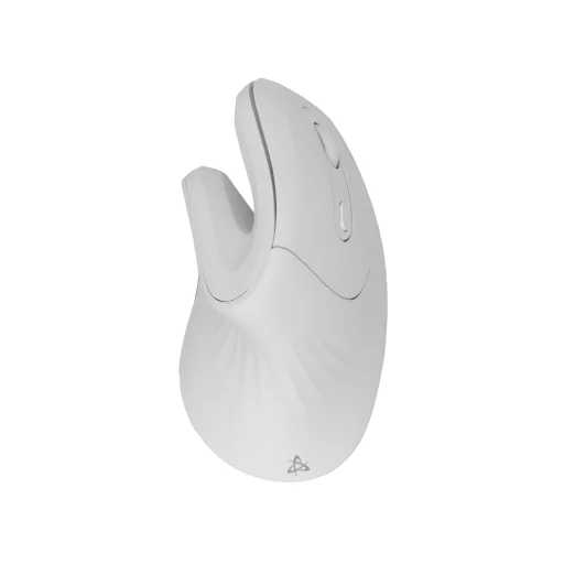 Sbox VM-838W bezdrôtová vertikálna myš, biela - 4
