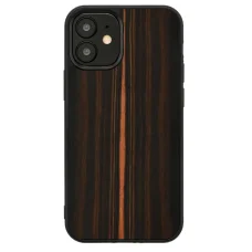 MAN&WOOD iPhone 12 mini ebenovo čierne puzdro