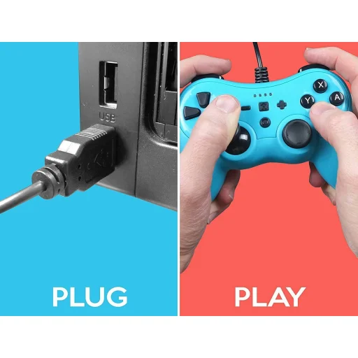 Subsonic Wired Controller Colorz Neon Blue káblový ovládač pre Nintendo Switch - 8