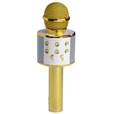 Denver KMS-20GOMK2 Gold vezeték nélküli Bluetooth karaoke mikrofon hangszóró