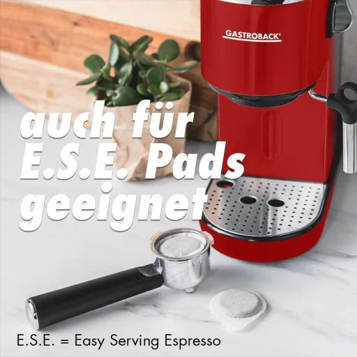 Gastroback 42719 Design Espresso Piccolo červený kávovar na espresso - 7
