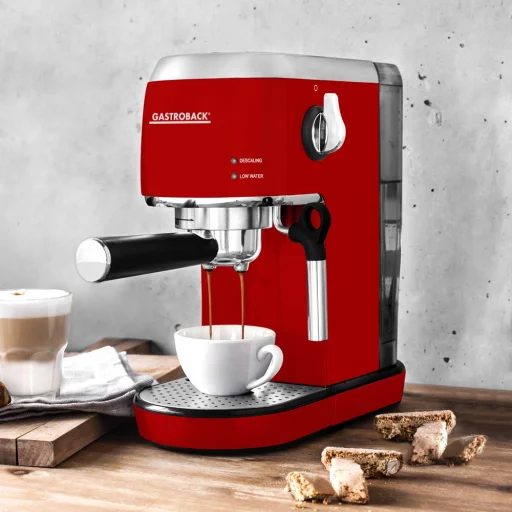 Gastroback 42719 Design Espresso Piccolo červený kávovar na espresso - 2