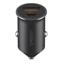 Orsen C8 45W mini autós töltő fekete