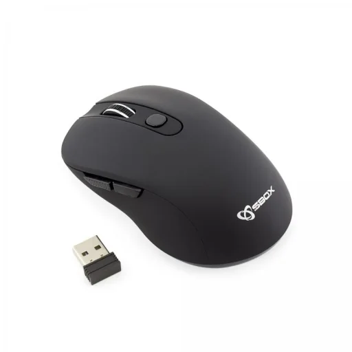 Sbox WM-911B bezdrôtová optická myš čierna - 1
