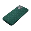 Devia Woven2 vzorované mäkké puzdro pre iPhone 11 Pro Max, zelené puzdro thumbnail