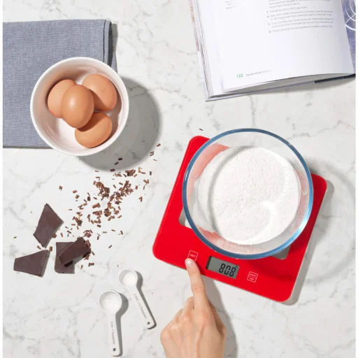 Russell Hobbs RH015711RAR digitálna kuchynská váha 5 kg červená - 3