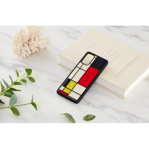 iKins puzdro pre Samsung Galaxy S20+ Mondrian čierne puzdro - 3