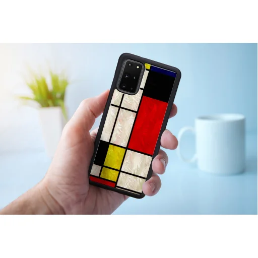 iKins puzdro pre Samsung Galaxy S20+ Mondrian čierne puzdro - 4