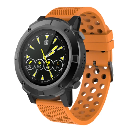 Smart hodinky Denver SW-660 s oranžovým remienkom - 1