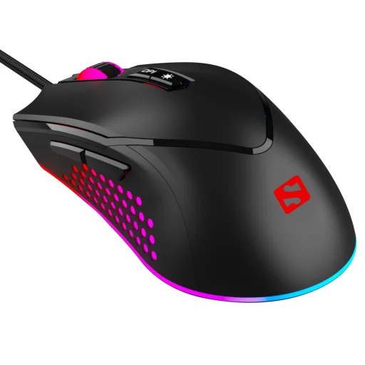 Sandberg 640-20 Azazinator Mouse 6400 herná myš - 1
