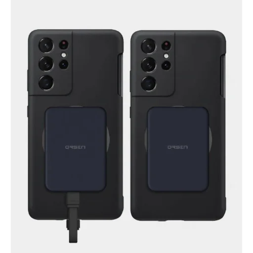 Orsen EW50 magnetický bezdrôtový powerbank pre iPhone 12 a 13, 4200 mAh, modrý - 7