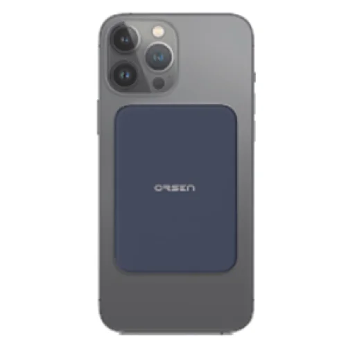 Orsen EW50 magnetický bezdrôtový powerbank pre iPhone 12 a 13, 4200 mAh, modrý - 8