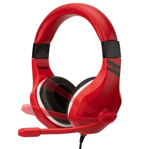 Subsonic Gaming Headset Football piros gamer fejhallgató mikrofonnal - 2
