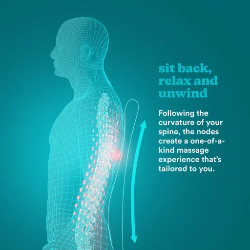Homedics SBM-65H-EU Shiatsu Experience masážny prístroj na chrbát s funkciou vyhrievania - 4
