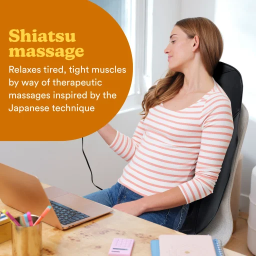 Homedics SBM-65H-EU Shiatsu Experience masážny prístroj na chrbát s funkciou vyhrievania - 7