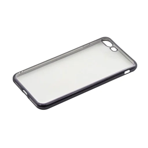 Tellur silikónové puzdro pre iPhone 7 Plus s čiernym okrajom - 1