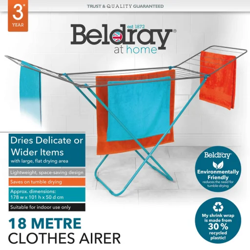 Beldray LA033279FEU7 18-metrový sušiak na bielizeň - 4