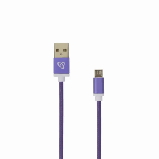 Sbox USB–Micro USB kábel 1,5 m USB-10315U lila - 2