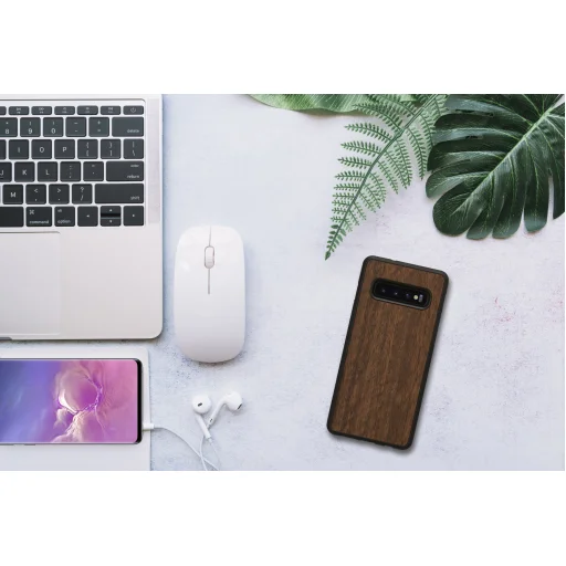 MAN&WOOD Samsung Galaxy S10 koala fekete tok - 4